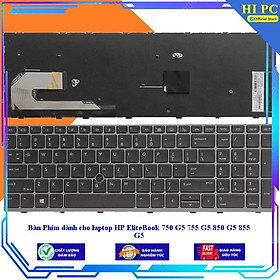 Bàn Phím dành cho laptop HP EliteBook 750 G5 755 G5 850 G5 855 G5 - Hàng Nhập Khẩu