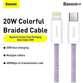 Cáp sạc nhanh siêu bền C to IP Baseus Dynamic Series FAST CHARGING DATA CABLE 20W dùng cho IP 13,12,... - Hàng chính hãng