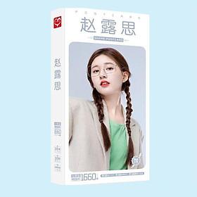 (MẪU GIAO NGẪU NHIÊN) Hộp ảnh POSTCARD mẫu mới TRIỆU LỘ TƯ diễn viên thần tượng