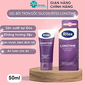 Gel bôi trơn gốc silicone Ritex Longtime kéo dài thời gian nhập khẩu Đức 50ml/tuýp