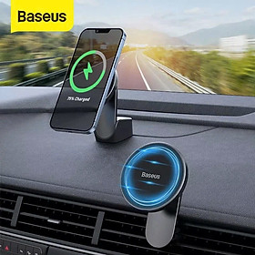 Mua Đế giữ điện thoại tích hợp nam châm và Sạc không dây dùng trên xe ô tô Baseus Big Energy Car Mount Wireless Charger  hàng chính hãng 