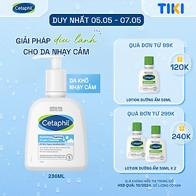 Sữa Rửa Mặt Tạo Bọt Dịu Lành Cho Da Nhạy Cảm Cetaphil Hydrating Foaming Cream Cleanser 236ml