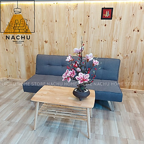Mua Bàn Sofa 2 Tầng Xếp Gọn  Gỗ Cao Su - Bàn Trà 2 Tầng Gấp Gọn Dài 79cm x rộng 49cm x cao 45.5cm