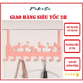 Giá Treo/Móc Treo Cửa 8 Móc Hình Thú Ngỗ Nghĩnh PaKaSa - Hàng Chính Hãng