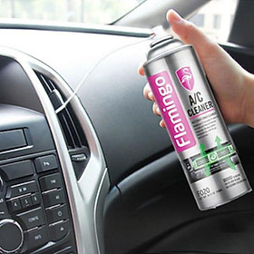 Chai tẩy điều hòa ô tô và điều hòa Gia đình Flamingo 500 ml | Hàng chuyên dụng cho điều hòa kèm vòi dẫn tẩy