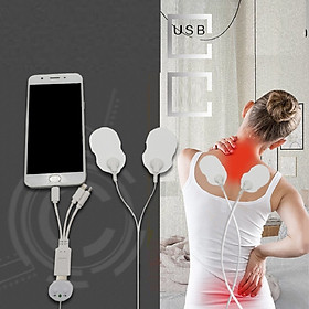 Máy massage trị liệu mini USB (có đầu cho điện thoại) - Chính hãng 