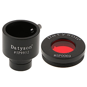 0.965inch to 1.25inch Telescope Eyepiece Adapter 24.5mm to 31.7mm+Filter#25A