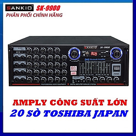 Mua Amply Bluetooth SANKIO SK-9900 Amplifier Equalizer  20 sò lớn  8 cổng micro - Hàng chính hãng cao cấp