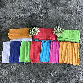 Combo 10 khăn lau chùi đa năng nhiều màu - giao màu ngẫu nhiên