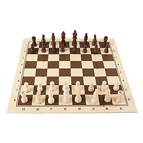 Wooden Chess Five-in-a-row Go Two In One Parent-child Interaction Early Education Game Foldable Chess Children
