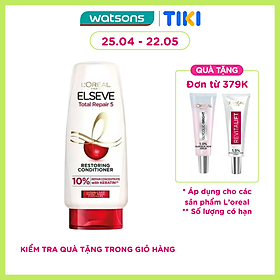 Dầu Xả L'Oréal Paris Elseve Total Repair 5 Restoring Giảm 5 Dấu Hiệu Của Tóc Hư Tổn 280ml