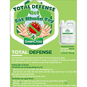 [MUA 1 TẶNG 1] GEL rửa tay kháng khuẩn vượt trội Green Cross Total Defense 5 Lít Tiết Kiệm