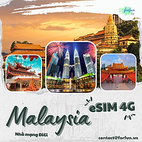 eSim 4G du lịch Malaysia [Giá rẻ - Hỗ trợ 24/7