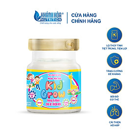 Nước Yến Sào KIDGROW 12% Hương Cam/Dâu/Tự Nhiên  - Khánh Hòa Nutrition - Lọ 70 ML