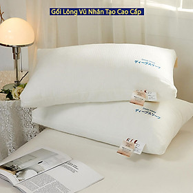 Mua Ruột Gối Lông Vũ Nhân Tạo Cao Cấp  Gối Bông Mềm Chuẩn Khách Sạn 5 Sao 50x70