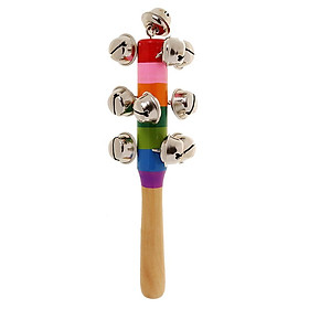 7- Hand Percussion Set Children Musical Instrument Toys 9-Type Choice Brown