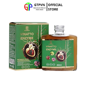 Nước uống Vinatto Enzyme - Bảo vệ sức khỏe tim mạch, giảm cholesterol - Hộp 250ml