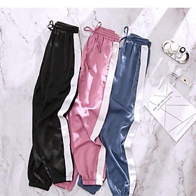 Quần jogger nữ có quay video thật ở cuối