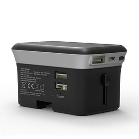 Mua Bộ sạc du lịch toàn cầu sạc nhanh đa năng kiêm pin sạc dự phòng 5000mAh - 2in1