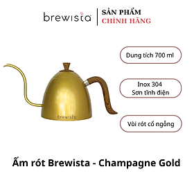 Ấm rót cà phê pour over Brewista 700ml - Champagne Gold