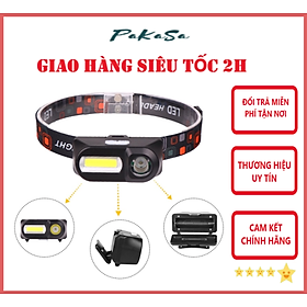 Đèn Pin Đội Đầu Siêu Sáng KX-1804 Dùng Pin 18650 - Chính Hãng ( Tặng kèm pin và sạc usb)