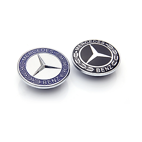 Logo nắp capo đầu xe ô tô Mercedes W204