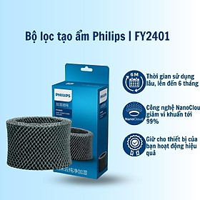 Bộ lọc tạo ẩm Philips FY2401 Màng lọc thay thế cho các mã HU4801, HU4802, HU4803, HU4811 và HU4813 - Hàng nhập khẩu