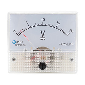 85C1 Analog Panel Meter Voltmeter DC Volt Voltage Meter Gauge