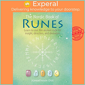 Hình ảnh Sách - The Nordic Book of Runes - Learn to use this ancient code for insight, di by Jonathan Dee (US edition, hardcover)