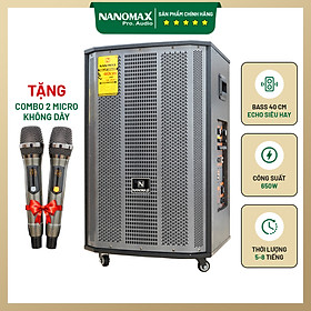 Mua Loa Kéo Công Suất Lớn Nanomax SK-15X7 Bass 4 Tấc 40cm Công Suất 650w Karaoke Bluetooth Hàng Chính Hãng