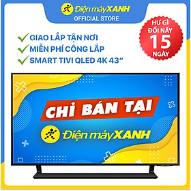 Mua Smart Tivi QLED Samsung 4K 43 inch QA43Q65A Mới 2021