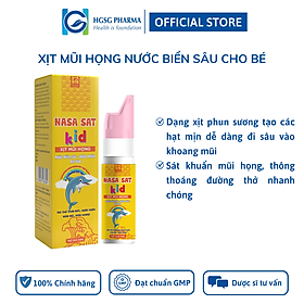 Xịt mũi họng NASA SAT KID (Chai 70ml)