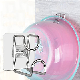 Mua Móc Treo Thau  Chậu  Dụng Cụ Nhà Bếp Siêu Chắc - Móc Dính  Dán Tường Đa Năng Siêu Bền