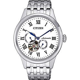 Đồng Hồ Nam Citizen Dây Thép Không Gỉ Máy Cơ-Automatic NP1020-82A - Mặt Trắng (Sapphire)