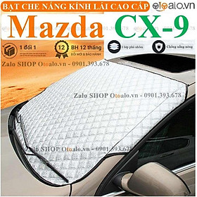 Tấm che chắn nắng nóng kính lái xe ô tô Mazda CX9 3 Lớp Cao Cấp - OTOALO