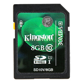 Thẻ Nhớ SDHC Kingston Class 10 (8GB)
