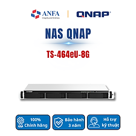 Thiết bị lưu trữ Nas QNAP, Model: TS-464eU-8G-Hàng chính hãng