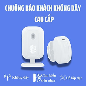 Mua Chuông báo khách hông ngoại không dây chống trộm