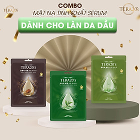 Combo mặt nạ tinh chất Serum cho da dầu TERA20's