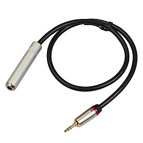 Durable 3.5mm Male Plug to 6.35mm Female Stereo Audio Cable for Electric Organ Guitar Performance Accessories