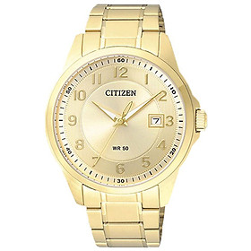 Đồng Hồ Nam Citizen Dây Thép Không Gỉ BI5042-52P - Mặt Vàng