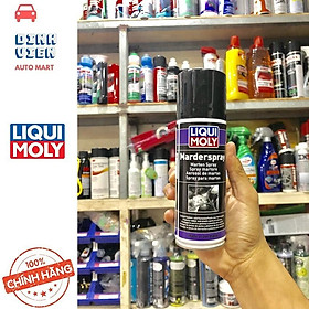 Hình ảnh sách CHAI XỊT CHỐNG CHUỘT - ĐUỔI CHUỘT CHO XE Ô TÔ - XE MÁY LIQUI MOLY MARTEN SPRAY 1515 (200ML) NGĂN CẢN THÂM NGẬP CỦA CHUỘT