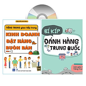 Ảnh bìa Sách-Tiếng Trung giao tiếp trong Kinh doanh Đặt hàng Buôn bán +Bí kíp đánh hàng tại Trung Quốc+DVD tài liệu