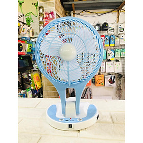 QUẠT SẠC TÍCH ĐIỆN Mini Fan JR 5580 CÓ ĐÈN LED SIÊU MÁT