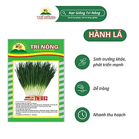 [ĐỒNG GIÁ 9K] Hạt Giống Hành Lá Trí Nông , TN32, Dễ Trồng, Dễ Chăm Sóc, Thời Gian Thu Hoạch 30 ngày, Gói 5 gram