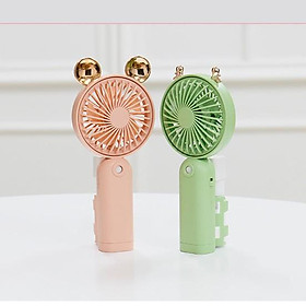 Mua QUẠT MINI CẦM TAY PHUN SƯƠNG CỰC MÁT HÌNH TAI GẤU - ỐC SÊN