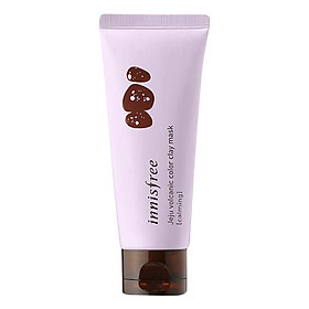 Mặt Nạ Rửa Đất Sét Làm Dịu Da Từ Đá Núi Lửa Đảo Jeju Innisfree Volcanic Color Clay Mask (Purple) (70ml)