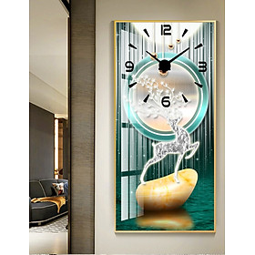Mua Đồng Hồ tranh Pha lê PVP  đồng hồ KT 30*60  40*80  ĐỒNG HỒ PHA LÊ GIÁ XƯỞNG SALE 49