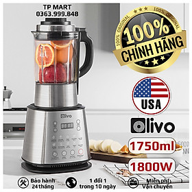 Máy Làm Sữa Hạt Đa Năng - Sữa Đậu Nành - Xay Sinh Tố OLIVO X20 - 14 Chức Năng - Hàng chính hãng