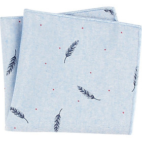 Unisex Cartoon Printing Patterns Cotton Pocket Square Casual Suit Handkerchief